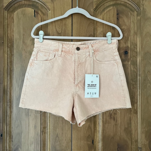 Ag Adriano Goldschmied Pants - AG Alexxis Short High Rise Wedgie (botanical blossom—size 29)